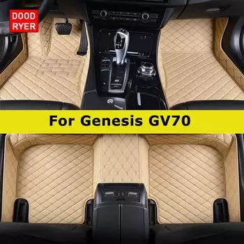 DOODRYER Custom Car Floor Maters For Genesis GV70 Auto Carpets Foot Coche Accessorie Genesis GV70