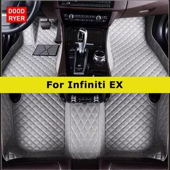 DOODRYER Custom Car Floor Maters For Infiniti EX EX25 EX30 EX35 EX37 Автоковры Foot Coche Аксессуары 2007-2023