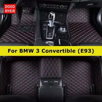 DOODRYER Custom Car Floor Mats For BMW 3er Convertible E93 2005-2013 Auto Carpets Foot Coche Accessorie 2005-2013 E93