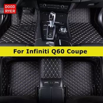 DOODRYER Custom Car Floor Maters For Infiniti Q60 Auto Carpets Foot Coche Accessorie Infiniti Q60