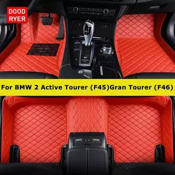 DOODRYER Custom Car Коврики для BMW 2 Active Tourer F45 GranTourer F46 2013-2024 218 220 Авто Коврики для ног Coche Аксессуары Active Tourer F45