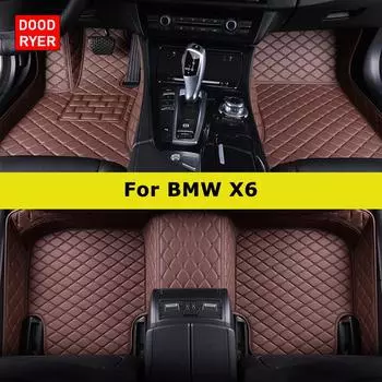 DOODRYER Custom Car Коврики для BMW X6 E71 E72 F16 F86 G06 G96 Авто Коврики для ног Coche Аксессуары 2007-2014 E71E72