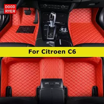 DOODRYER Custom Car Коврики для Citroen C6 2005-2012 Авто Коврики Аксессуары для ног Coche 2005-2012