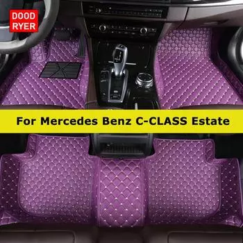 DOODRYER Custom Car Коврики для Mercedes Benz C-CLASS T-Model S204 S205 S206 Estate C300 Автоковры Аксессуары для ног Coche 2007-2014 S204