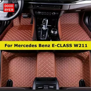 DOODRYER Custom Car Коврики для Mercedes Benz E-CLASS W211 2002-2008 E200-E500 Автоковры Аксессуары для ног 2002-2008 W211