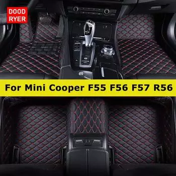 DOODRYER Custom Car Коврики для Mini Cooper F55 F56 F57 R56 Авто Коврики для ног Coche Аксессуары 2004-2013 R56
