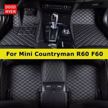 DOODRYER Custom Car Коврики для Mini Countryman R60 F60 Авто Ковры Аксессуары для ног Coche 2010-2016 R60