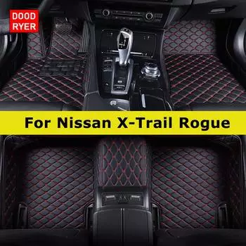 DOODRYER Custom Car Коврики для Nissan XTrail Rogue X-Trail Автоковры Аксессуары для ног Coche 2007-2013
