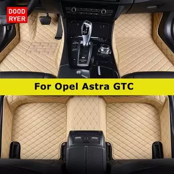 DOODRYER Custom Car Коврики для Opel Astra GTC 2005-2024 Авто Коврики Аксессуары для ног Coche Astra GTC