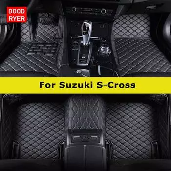 DOODRYER Custom Car Коврики для Suzuki S-Cross 2014-2024 Авто Коврики Аксессуары для ног Coche 2014-2021 S-Cross