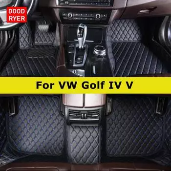 DOODRYER Custom Car Коврики для VW GOLF IV V 1997-2008 4th 5th Авто Коврики для ног Coche Аксессуары 1997-2008 Golf