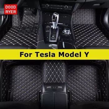 DOODRYER Пользовательские автомобильные коврики для Tesla Model Y Автоковры для ног Coche Аксессуары 2019-2023
