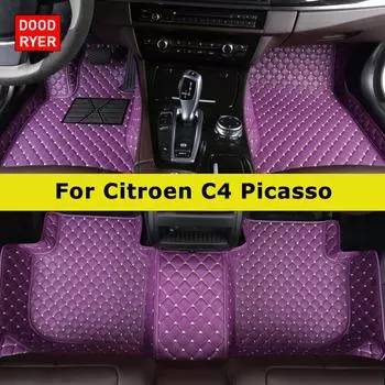 DOODRYER Пользовательские автомобильные коврики для Citroen C4 Picasso Автоковры Аксессуары для ног 2006-2013