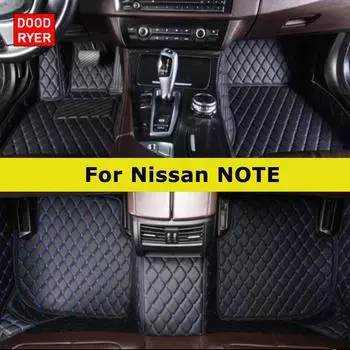 DOODRYER Пользовательские автомобильные коврики для Nissan Note Автоковры Аксессуары для ног Note