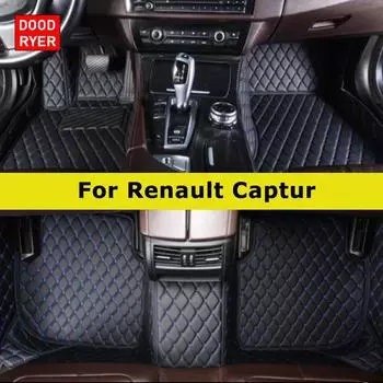 DOODRYER Пользовательские автомобильные коврики для Renault Captur Автоковры Аксессуары для ног Coche 2013-2017