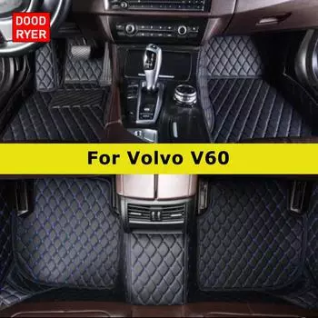 DOODRYER Пользовательские автомобильные коврики для Volvo V60 Автоковры для ног Coche Аксессуары 2010-2018