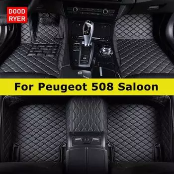 DOODRYER Пользовательские автомобильные коврики для Peugeot 508 Saloon Автоковры для ног Coche Аксессуары 2010-2018 508