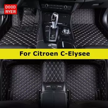 DOODRYER Пользовательские автомобильные коврики для Citroen C-Elysee CElysee Автоковры Аксессуары для ног 2008-2013