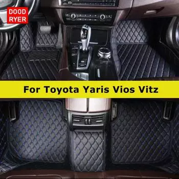 DOODRYER Пользовательские автомобильные коврики для Toyota Yaris Vios Vitz Автоковры для ног Coche Аксессуары 1997-2006 Saloon