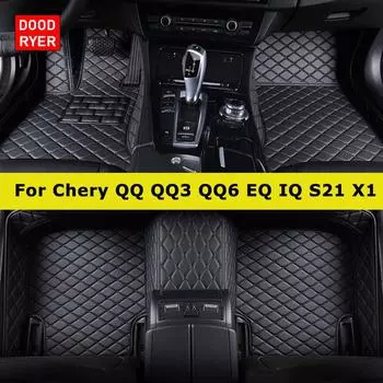 DOODRYER Пользовательские автомобильные коврики для Chery QQ QQ3 QQ6 EQ IQ S21 X1 Автоковры Аксессуары для ног Coche QQ3