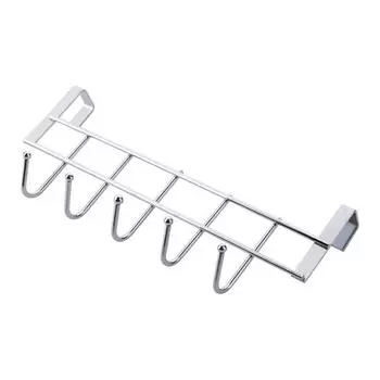 Door Hook Clothes Towel Hanger Strong Load-bearing Easy Installation Stainless Steel Heavy-Duty Hanger Hook Organizer