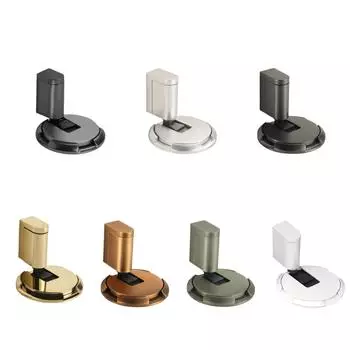 Door Stopper Heavy Duty Windproof Home Office Anti Collision Adjustable Easy Installation Door Stop Door Suction Wall Protector