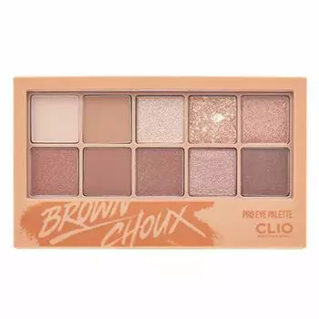 DOOWON Clio Pro Eye Palette 02 Brown Choux (1 piece) Eyeshadow CLIO 1 piece (x 1)