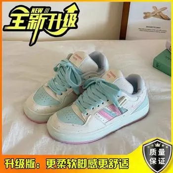 Dopamine board shoes women s new spring versatile niche shoes platform casual white shoes bread shoes 35