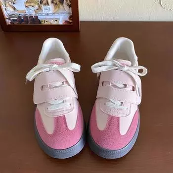 Dopamine Lin Xian нишевая липучка Dexun 2024 новая универсальная легкая спортивная универсальная повседневная обувь для колледжа женская 35 белый