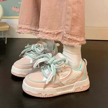 Dopamine shoes women s new versatile little white shoes niche thick-soled original love soft girl casual board shoes 35