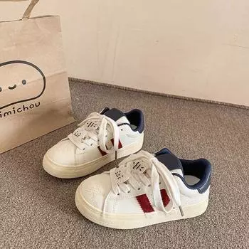Dopamine versatile board shoes women s new little white shoes niche shoes student casual shoes 35
