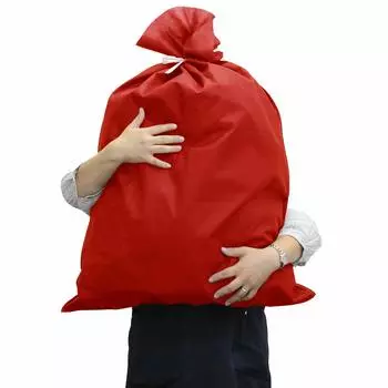 Дополнительная упаковка Ш 690 x В 1000 мм с сумкой, сделанной в Японии, сумка, большая, нетканый материал, (красный), нетканый мешок, подарок, большой, лента, Рождество,