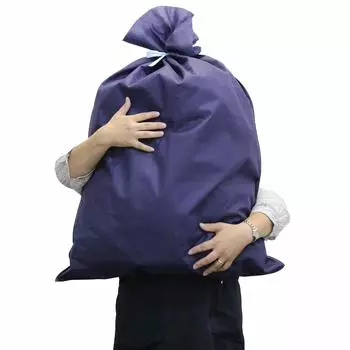 Дополнительная упаковка Ш 690 x В 1000 мм с сумкой, сделанной в Японии, сумка, большая, нетканый материал, (синий), нетканый мешок, подарок, большой, лента, Рождество,