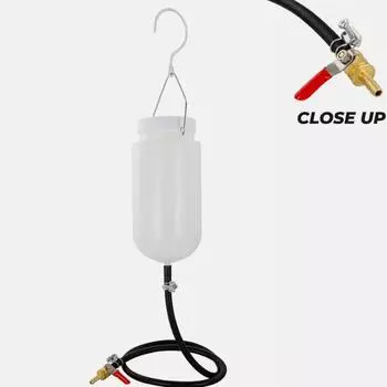 Дополнительный топливный бак и инструмент для балансировки карбюратора мотоцикла объемом 1 литр как