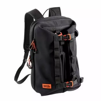 DOPPELGANGER Moto Backpack Рюкзак для хранения шлема, компрессионная пряжка в комплекте, черный, Met-in [хлоропреновые мотоциклы] 28 л, вместительный,