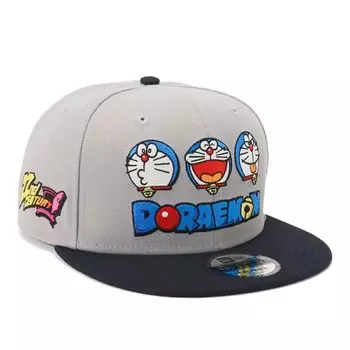 Doraemon 950 SIDE PATCH Cap 14174553 Gray x Navy [New Era]