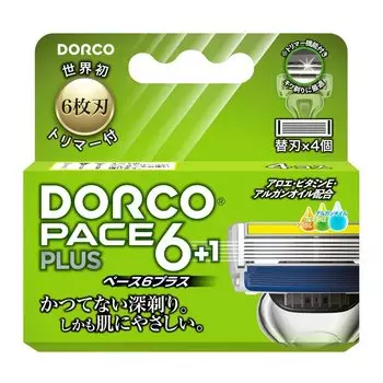 DORCO PACE6Plus сменная бритва сменное лезвие мужская 6-лезвийная