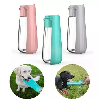 Дорожная бутылка для воды для домашних животных, портативная бутылка для воды для собак, миска для маленьких и больших собак, миска для питья для прогулок на открытом воздухе, для щенков и кошек