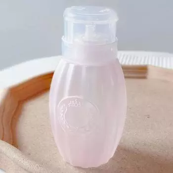 Дорожная бутылка, компактная, большой емкости, многоразовая, прозрачная, косметическая, для снятия макияжа, контейнер, товары для дома