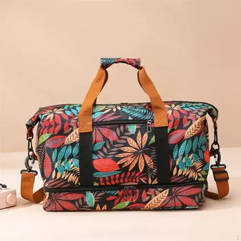 Дорожная дорожная сумка для переноски на ночь для женщин и мужчин, удобная спортивная сумка-тоут красный