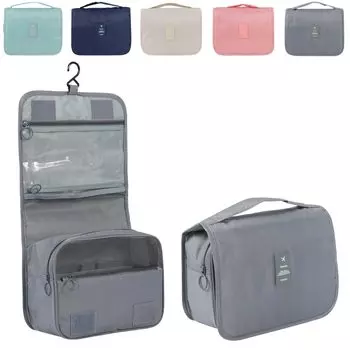 Дорожная косметичка fogman, большая вместимость, держатель для туалетных принадлежностей, косметичка (Серый)