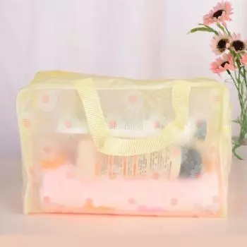 Дорожная косметичка ПВХ Водонепроницаемая косметичка Несессер Сумка для хранения для ванной комнаты улицы Синяя жёлтый