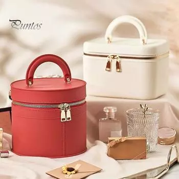 Дорожная косметичка с ручкой, большой емкости, застежка-молния, водонепроницаемая, портативная, косметичка, органайзер для косметики B