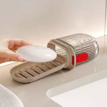 Дорожная мыльница со сливом воды, принадлежности для ванной комнаты, портативные гаджеты для путешествий, держатель, контейнер, аксессуары, домашний ящик для хранения