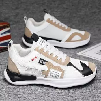 Дорожная обувь 2024 года, осень и зима, новые дышащие удобные повседневные кроссовки, мужская молодежная спортивная обувь для бега 39 чёрный