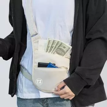 Дорожная скрытая поясная сумка для спортивного телефона, мужская противоугонная поясная сумка, ультратонкая водонепроницаемая поясная сумка для женщин, легкая поясная сумка для бега