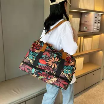 Дорожная спортивная сумка для багажа, портативная фитнес-сумка через плечо для женщин и мужчин, сумка для переноски на открытом воздухе, расширяемая сумка для багажа фиолетовый