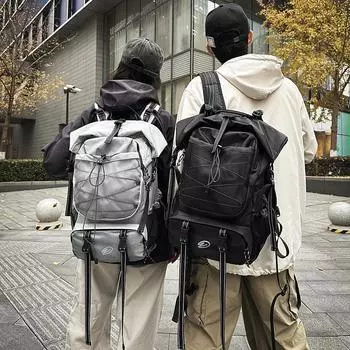 Дорожная сумка большой вместимости для коротких расстояний, альпинистская сумка, спортивный рюкзак, школьный рюкзак для школьников серый