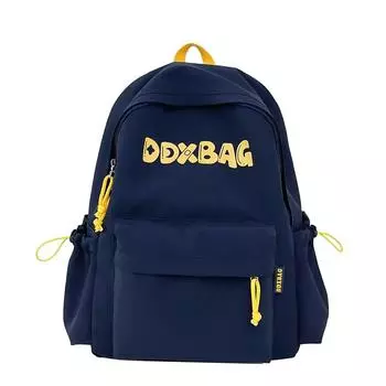 Дорожная сумка большой вместимости, легкий рюкзак, студенческая сумка Small темно-синий