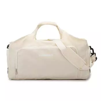 Дорожная сумка большой вместимости портативная ручная сумка сумка для хранения сумка через плечо спортивная сумка для фитнеса бежевый